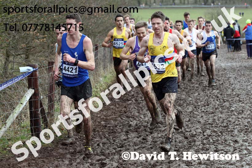 Senior mens 2018 British Inter Counties Cross Country Champs., Prestwold Hall, Loughborough. Photo: David T. Hewitson/Sports for All Pics